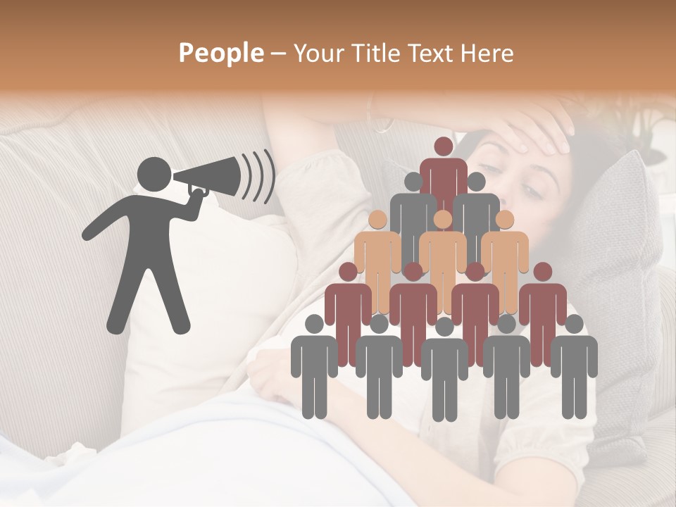 Stressed Pills Alone PowerPoint Template