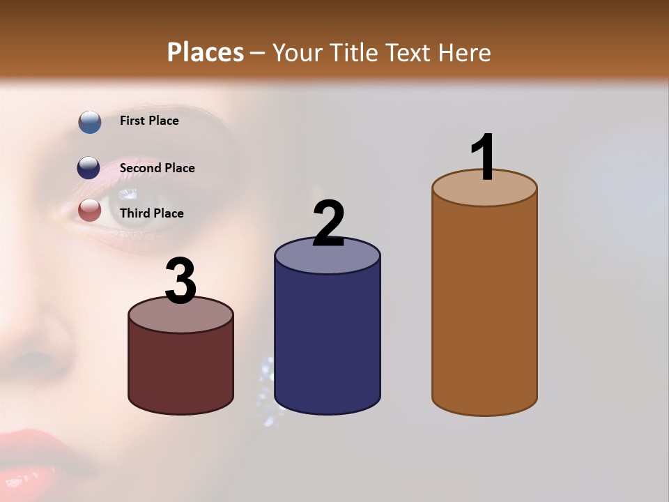 Sensual Fashion Circle PowerPoint Template