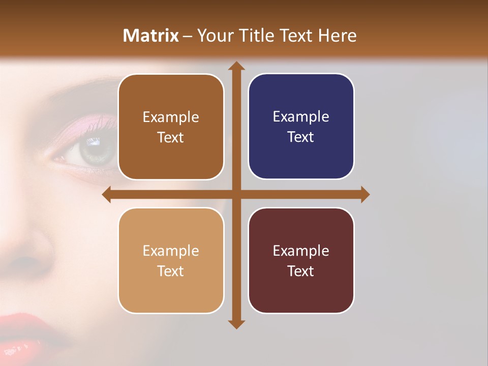 Sensual Fashion Circle PowerPoint Template