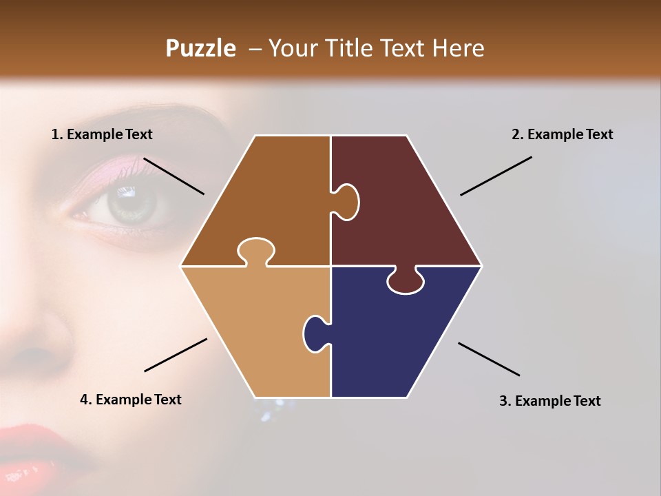 Sensual Fashion Circle PowerPoint Template