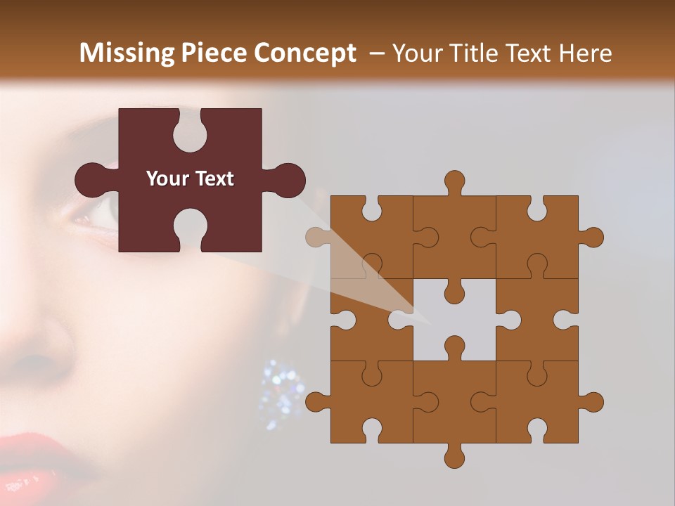 Sensual Fashion Circle PowerPoint Template