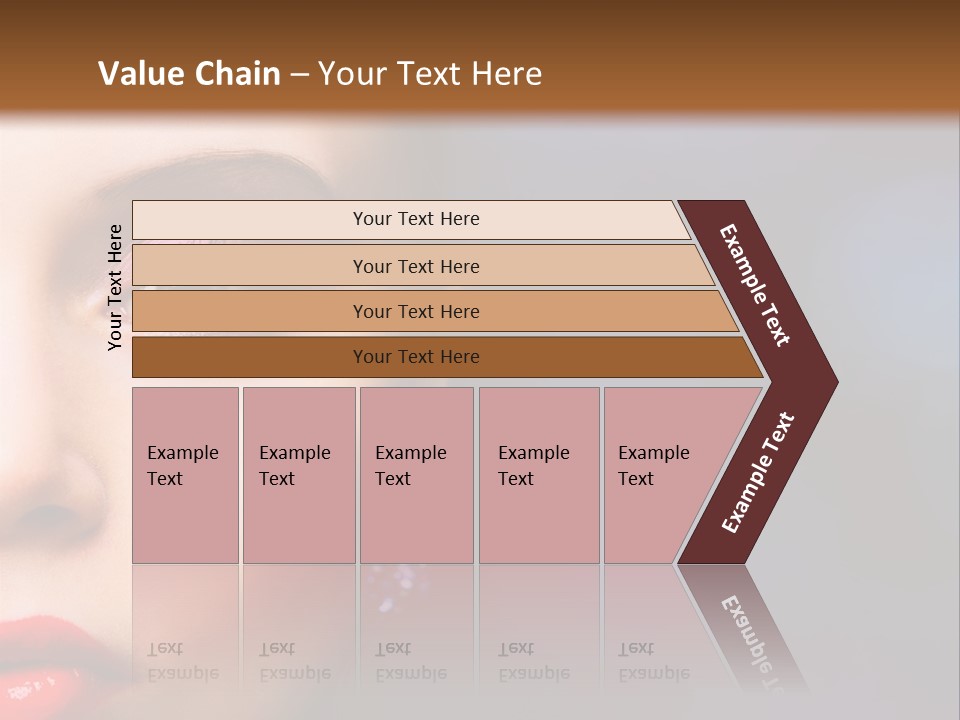 Sensual Fashion Circle PowerPoint Template