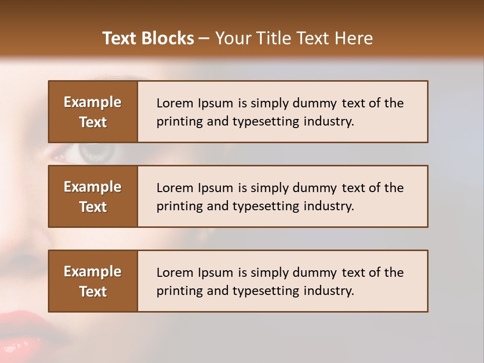 Sensual Fashion Circle PowerPoint Template