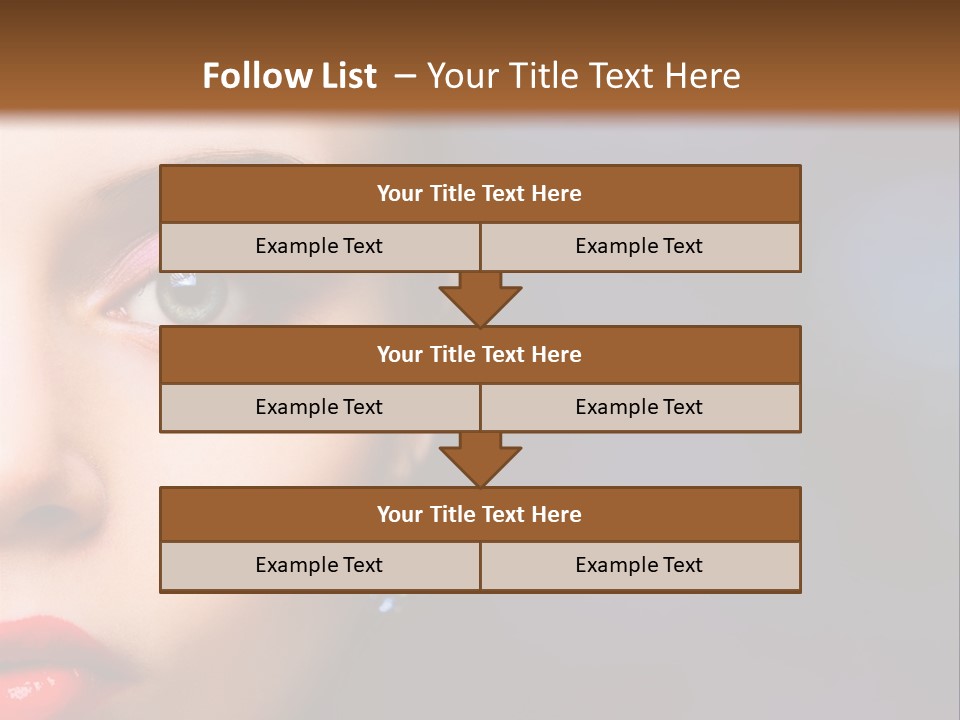 Sensual Fashion Circle PowerPoint Template