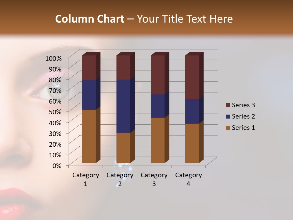 Sensual Fashion Circle PowerPoint Template