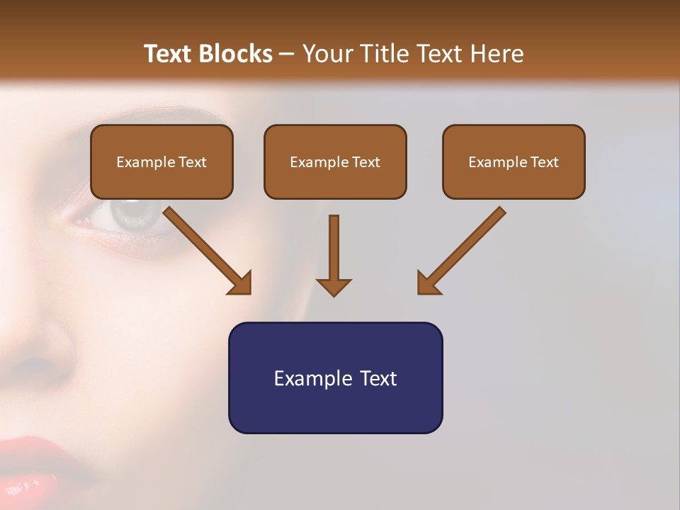 Sensual Fashion Circle PowerPoint Template