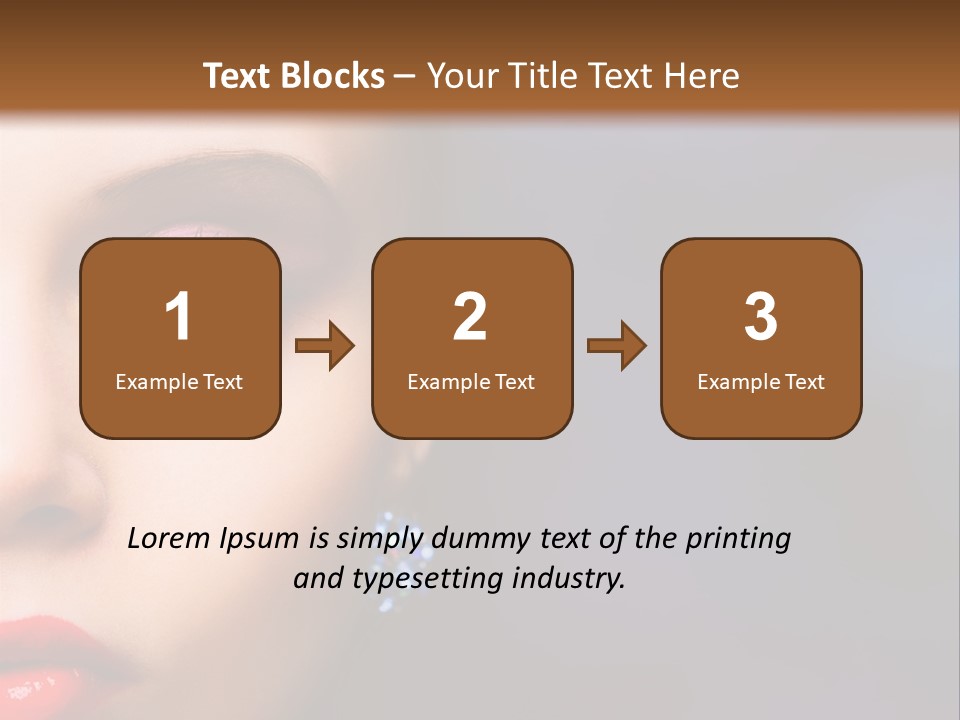 Sensual Fashion Circle PowerPoint Template