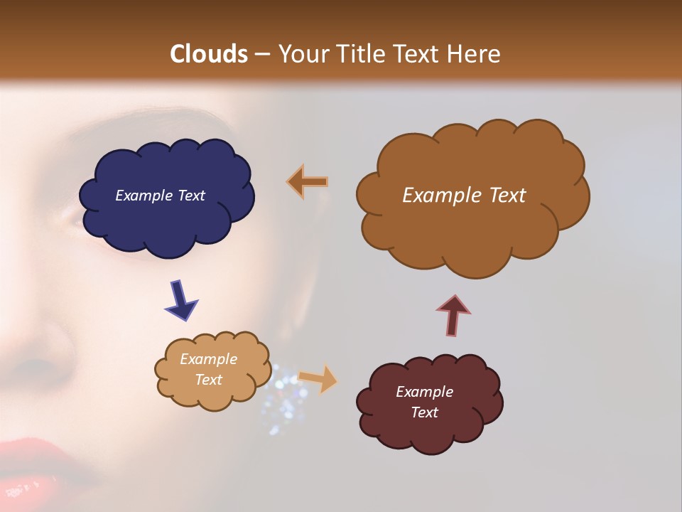 Sensual Fashion Circle PowerPoint Template