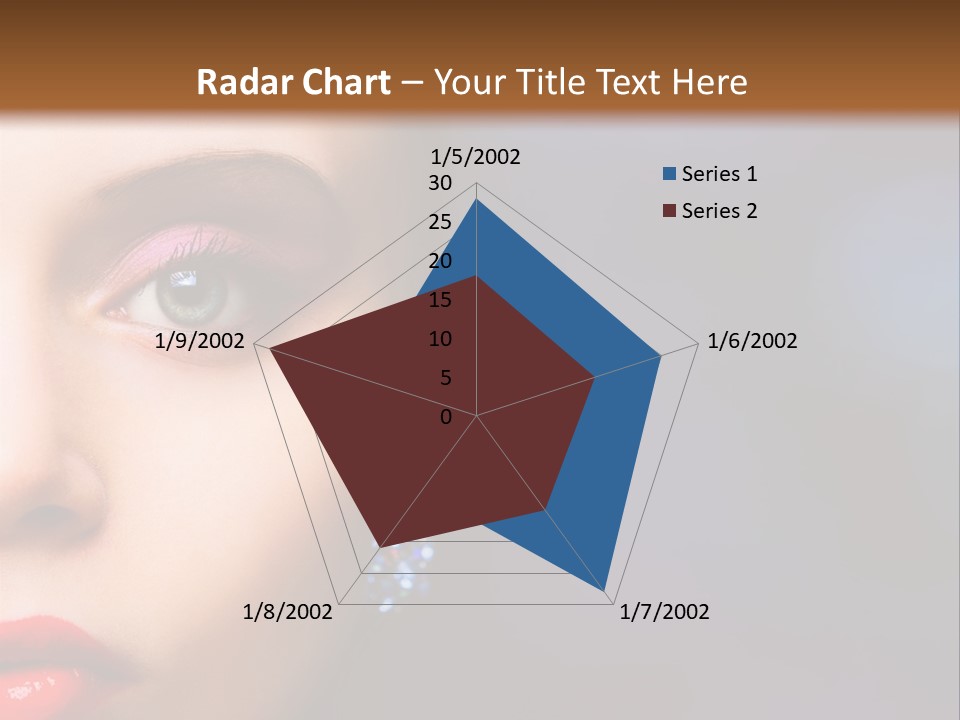 Sensual Fashion Circle PowerPoint Template