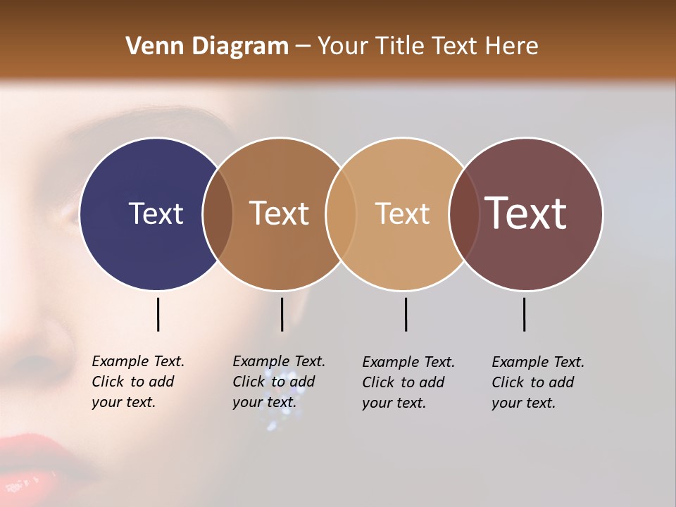 Sensual Fashion Circle PowerPoint Template