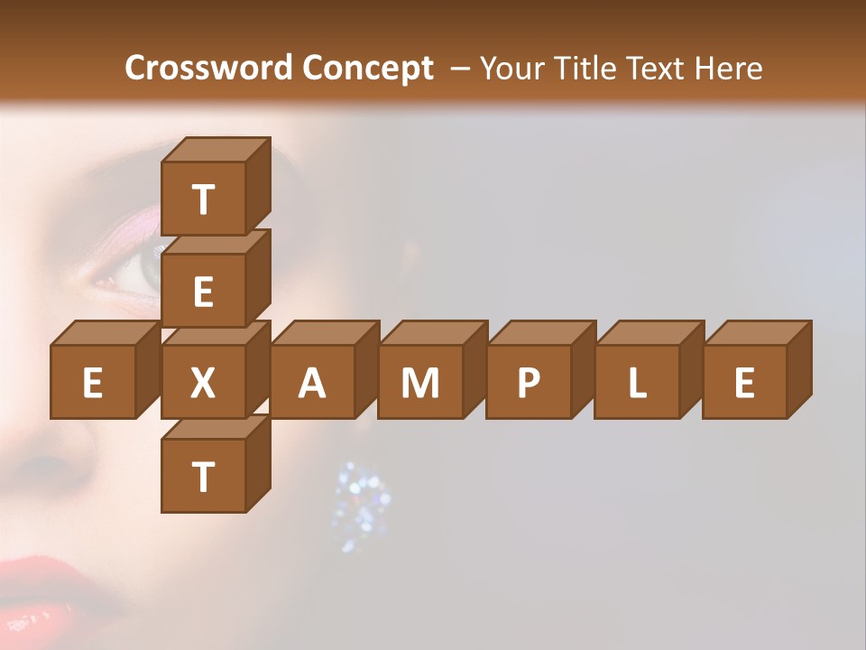 Sensual Fashion Circle PowerPoint Template
