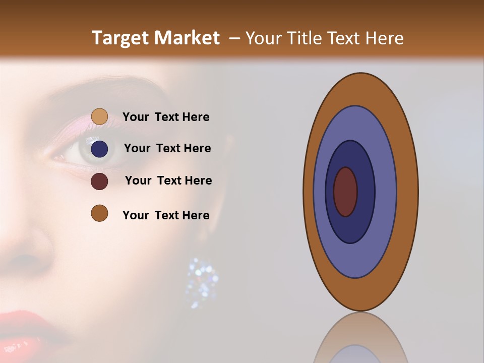 Sensual Fashion Circle PowerPoint Template