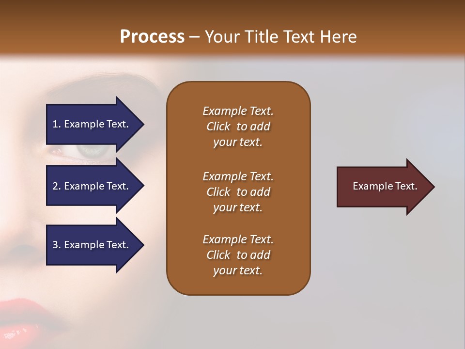 Sensual Fashion Circle PowerPoint Template