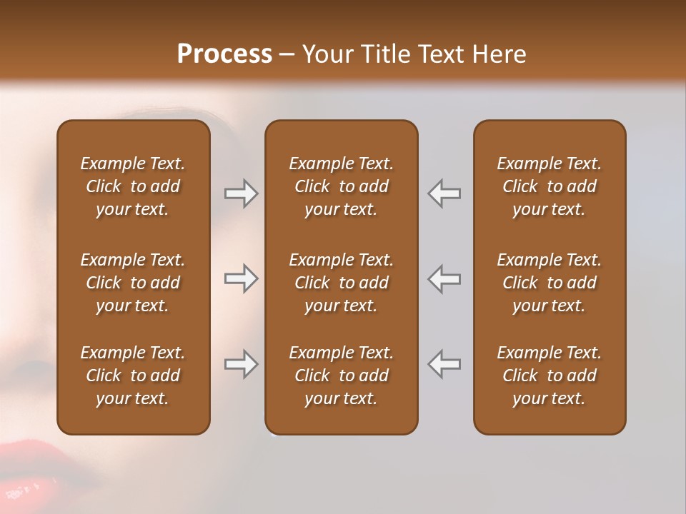 Sensual Fashion Circle PowerPoint Template