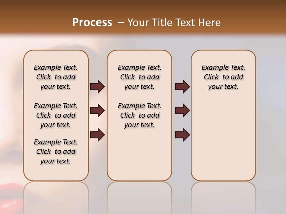 Sensual Fashion Circle PowerPoint Template