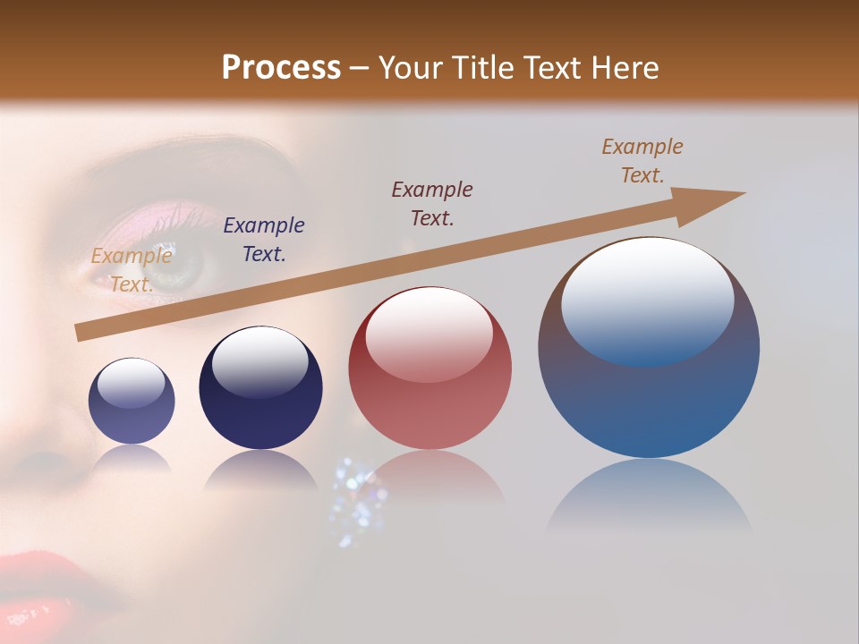 Sensual Fashion Circle PowerPoint Template