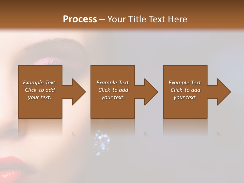 Sensual Fashion Circle PowerPoint Template