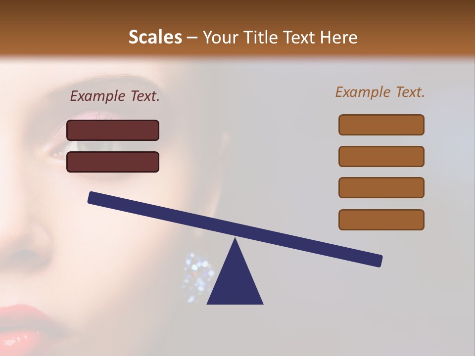 Sensual Fashion Circle PowerPoint Template