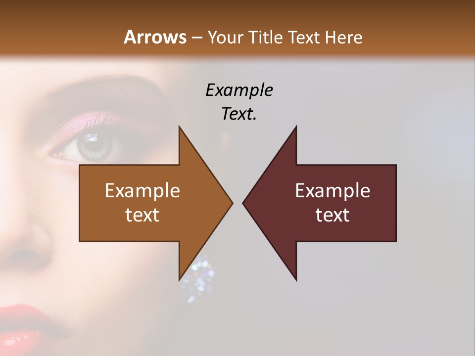 Sensual Fashion Circle PowerPoint Template