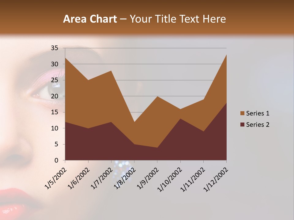 Sensual Fashion Circle PowerPoint Template