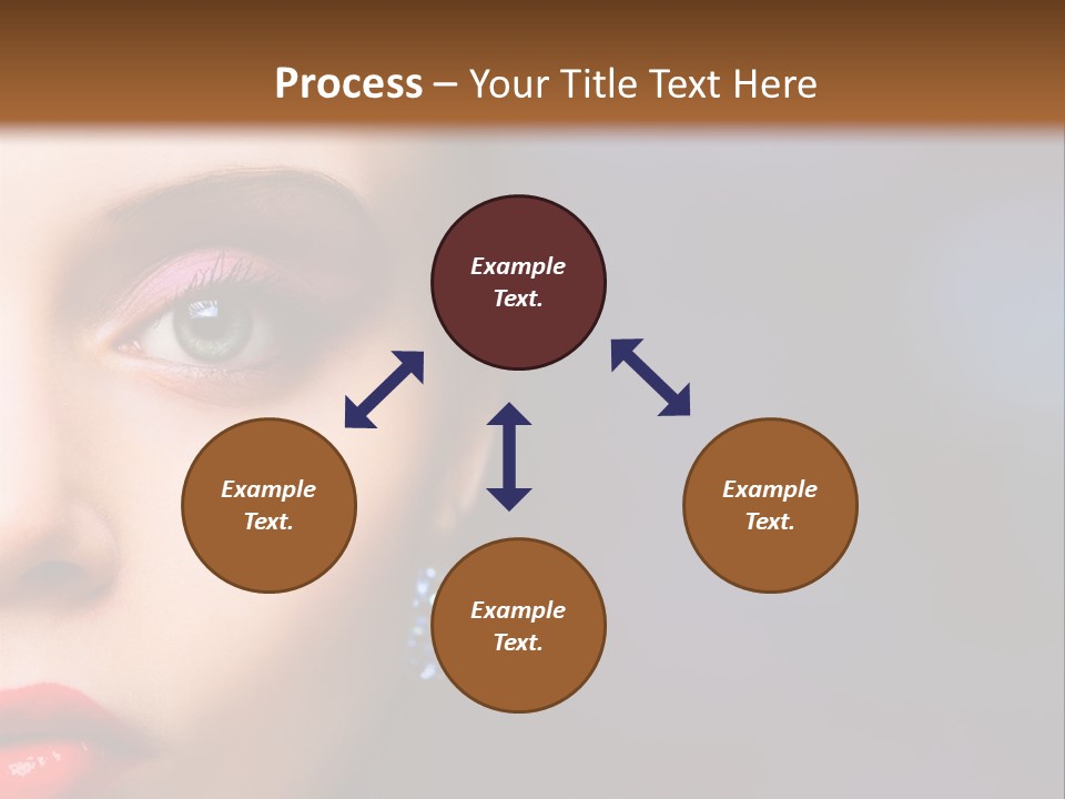 Sensual Fashion Circle PowerPoint Template