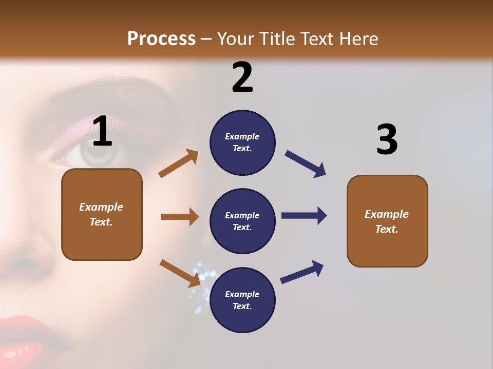 Sensual Fashion Circle PowerPoint Template