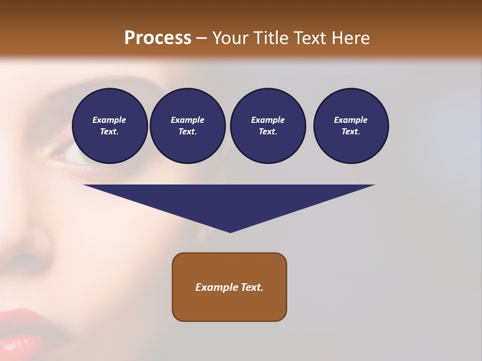 Sensual Fashion Circle PowerPoint Template