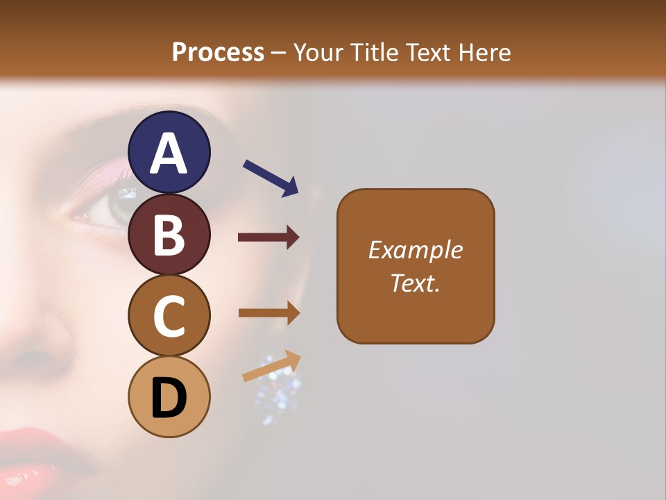 Sensual Fashion Circle PowerPoint Template