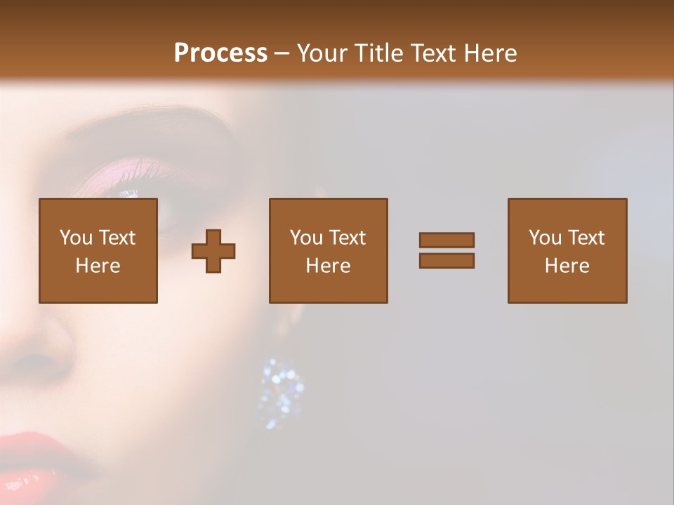 Sensual Fashion Circle PowerPoint Template