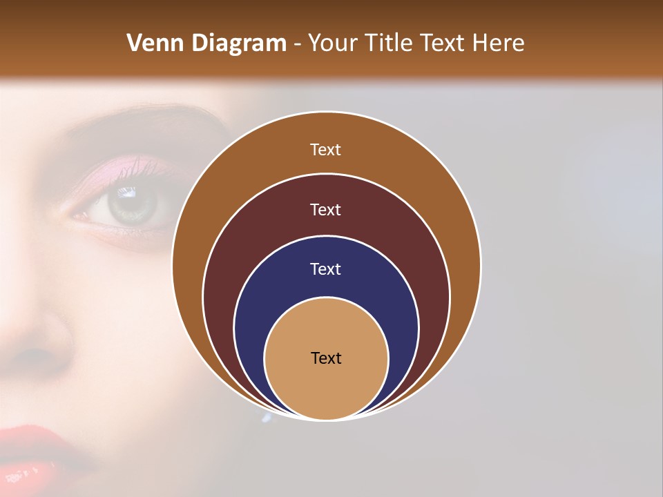 Sensual Fashion Circle PowerPoint Template