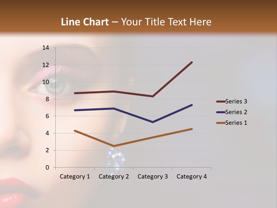 Sensual Fashion Circle PowerPoint Template