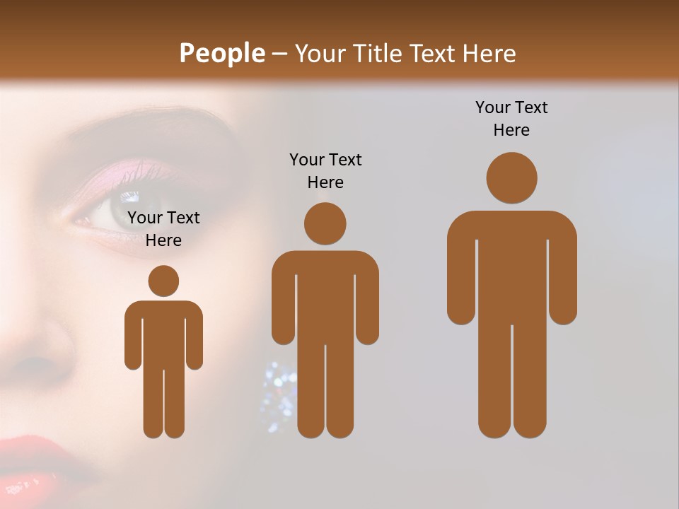 Sensual Fashion Circle PowerPoint Template