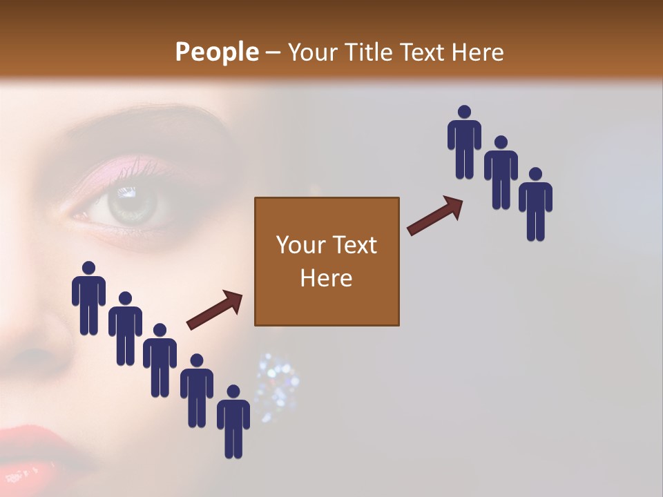 Sensual Fashion Circle PowerPoint Template