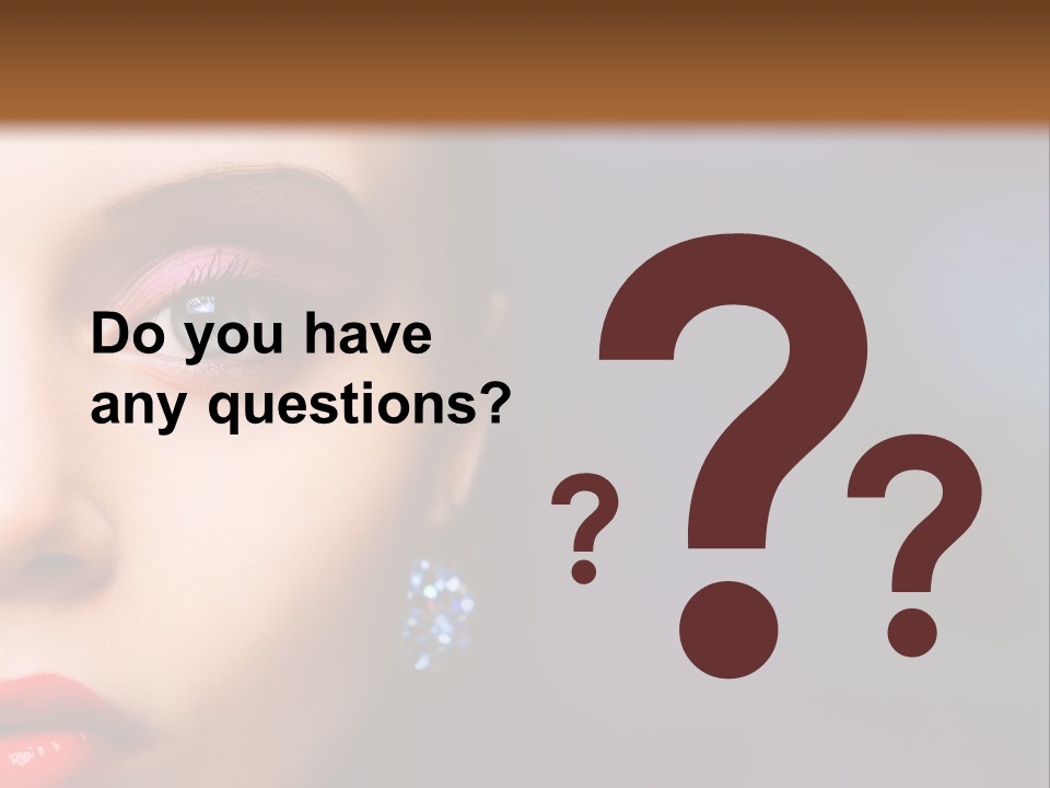 Sensual Fashion Circle PowerPoint Template