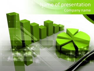 Marketing Green Line PowerPoint Template