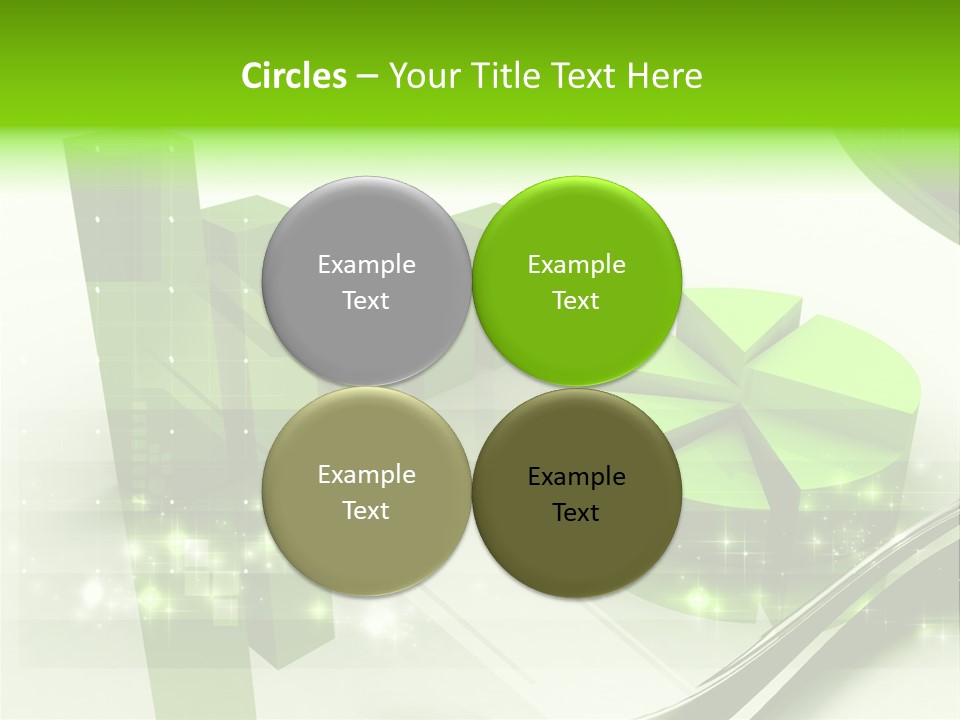 Marketing Green Line PowerPoint Template