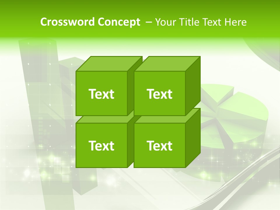 Marketing Green Line PowerPoint Template