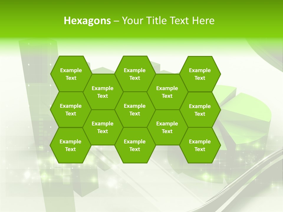Marketing Green Line PowerPoint Template