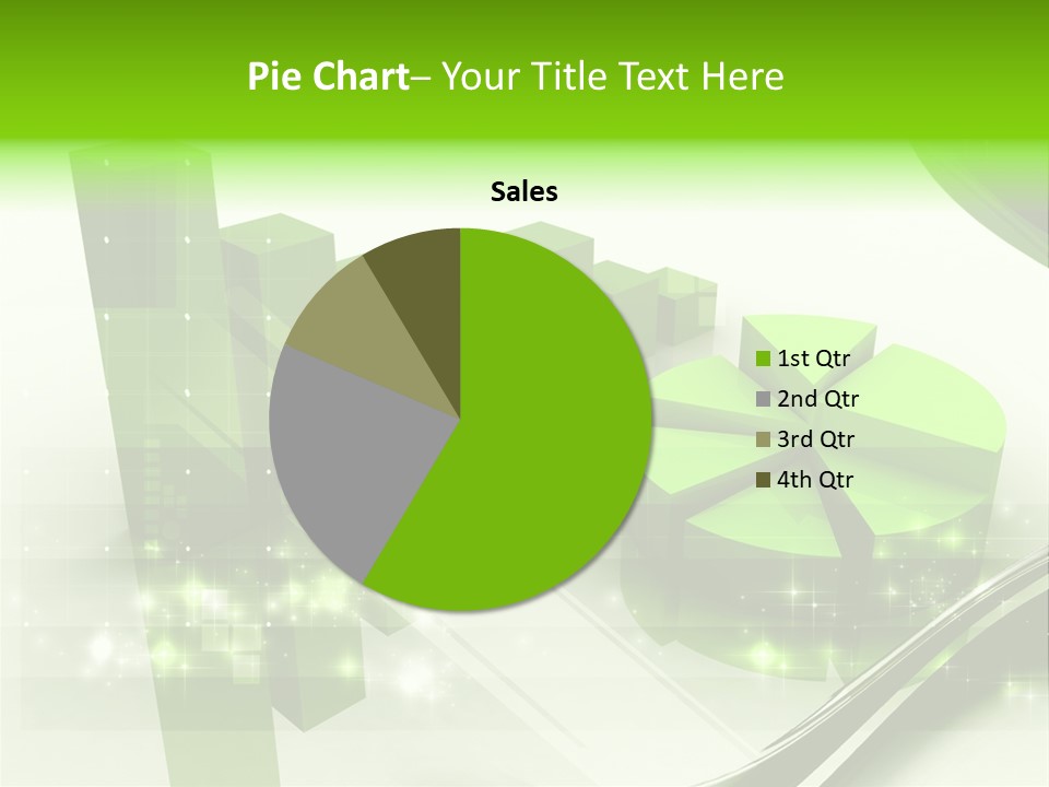 Marketing Green Line PowerPoint Template