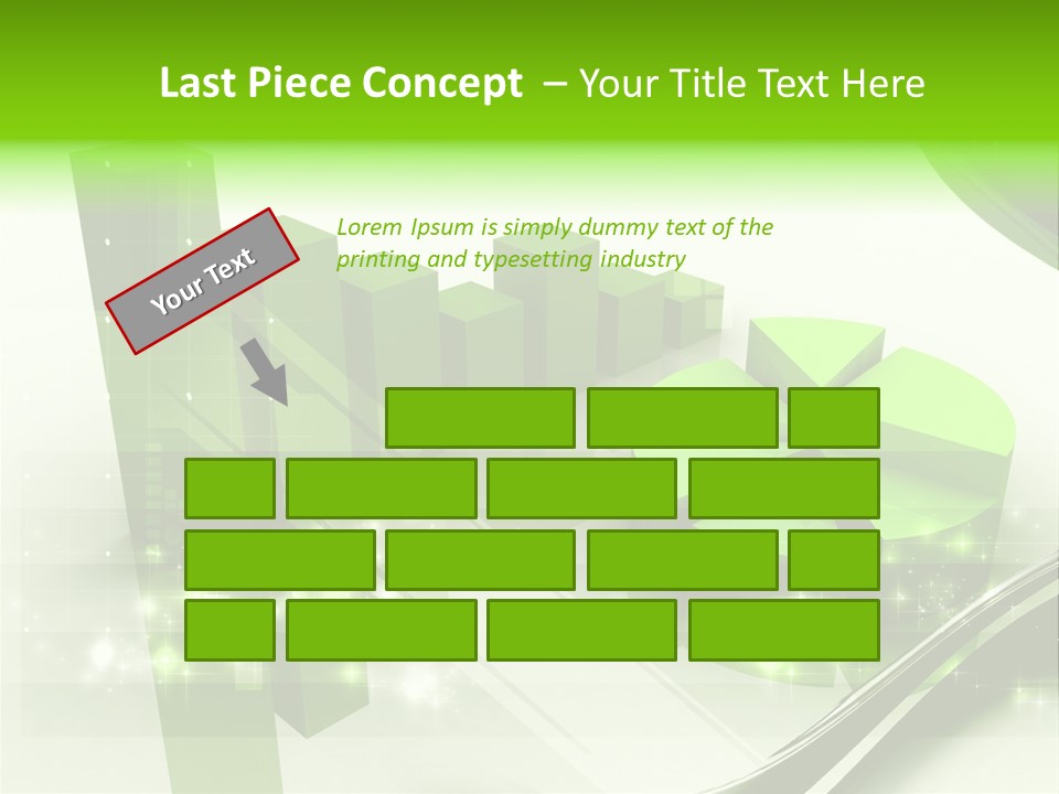 Marketing Green Line PowerPoint Template