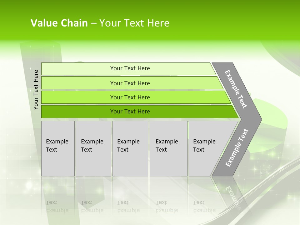 Marketing Green Line PowerPoint Template