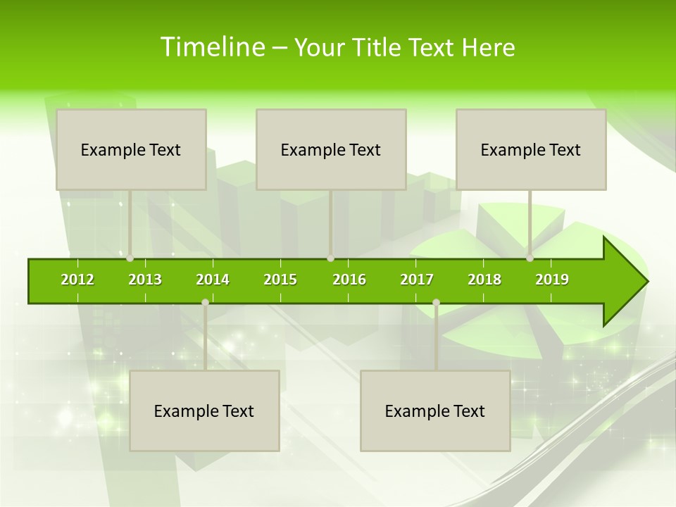 Marketing Green Line PowerPoint Template