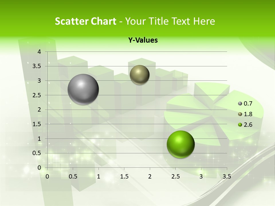 Marketing Green Line PowerPoint Template