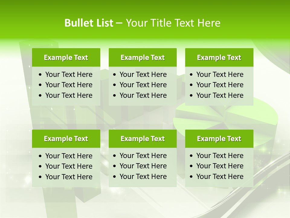 Marketing Green Line PowerPoint Template