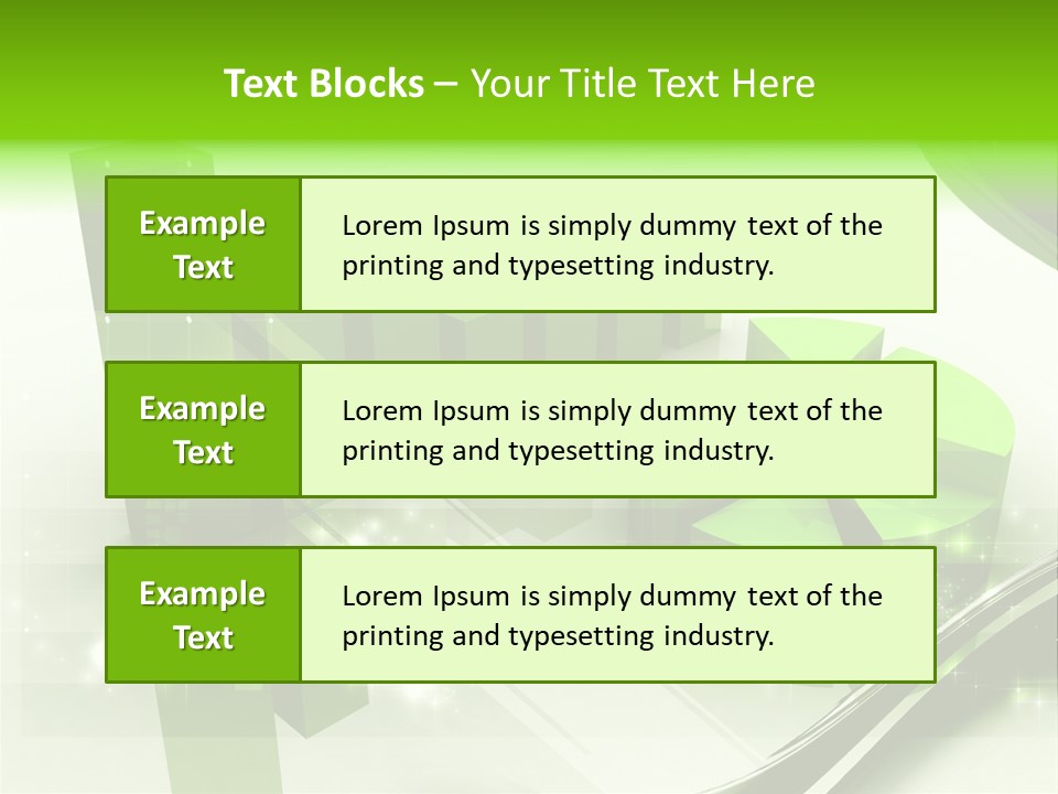 Marketing Green Line PowerPoint Template
