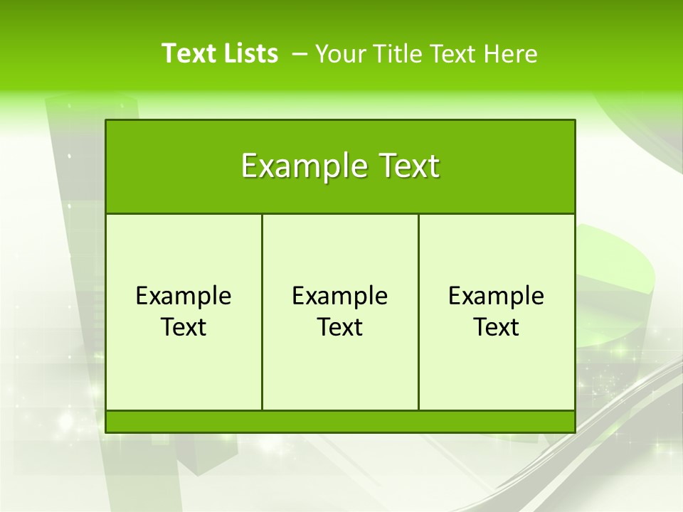 Marketing Green Line PowerPoint Template