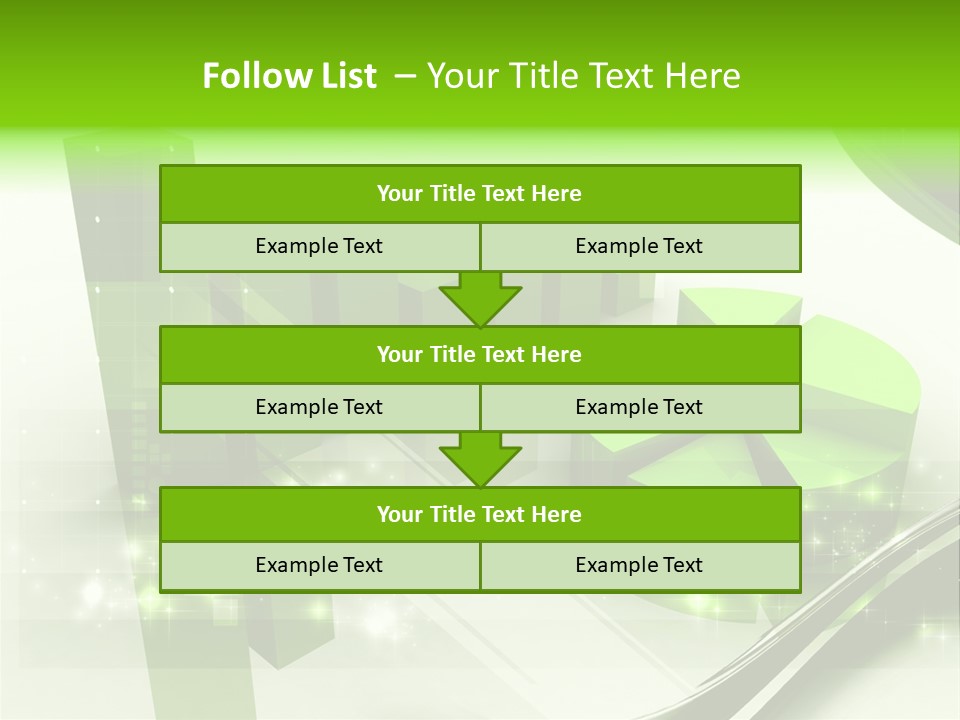 Marketing Green Line PowerPoint Template