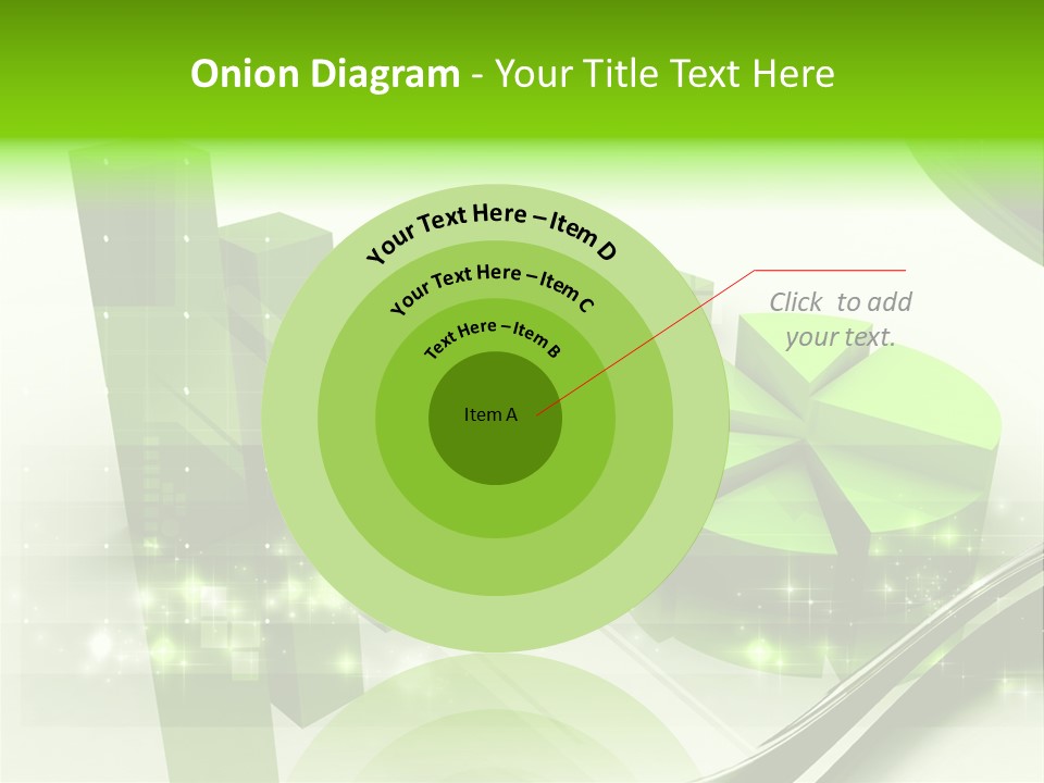Marketing Green Line PowerPoint Template