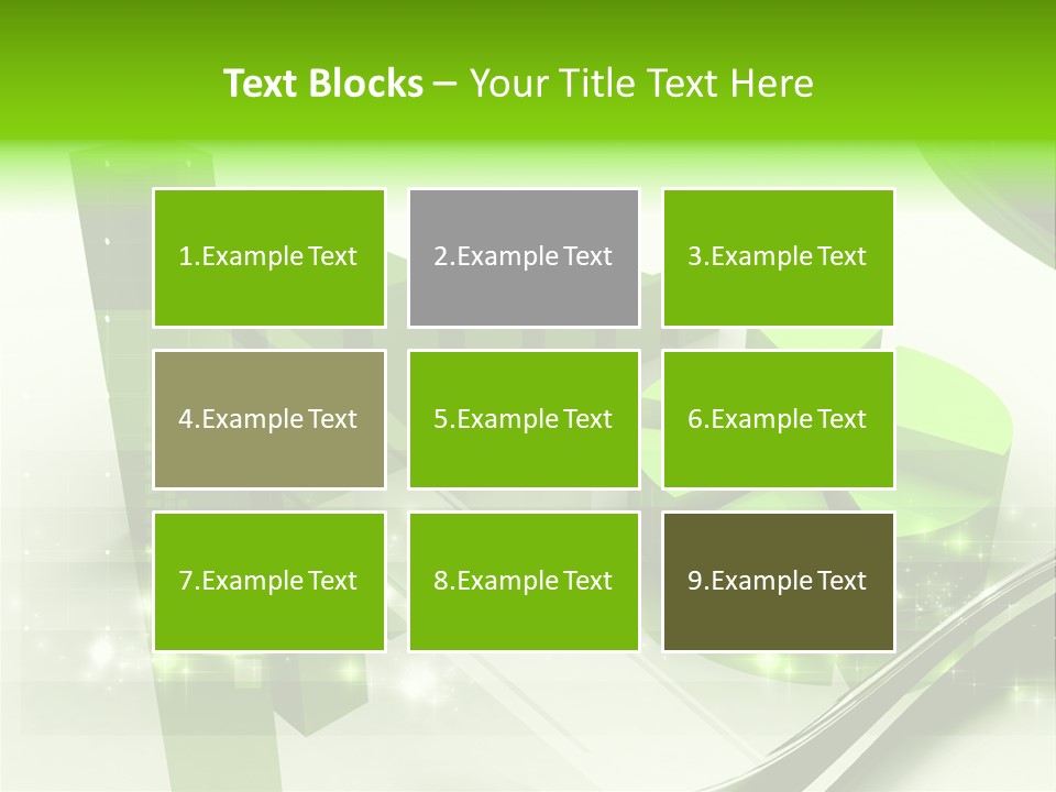 Marketing Green Line PowerPoint Template