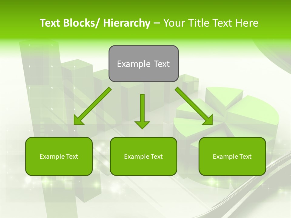 Marketing Green Line PowerPoint Template